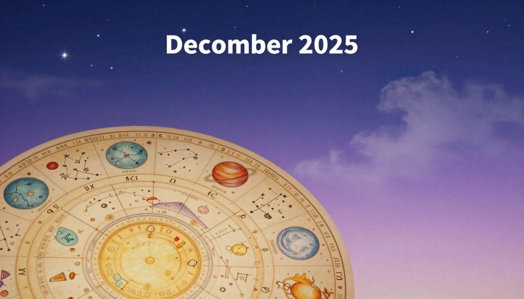 A colorful and intricate daily horoscope astrology chart for December 28, 2025, prominently displayed in the foreground. The chart is filled with zodiac symbols, astrological signs, and celestial images like constellations and planets, reflecting a sense of cosmic wonder. In the middle ground, faint outlines of a starry night sky can be seen, dotted with twinkling stars and ethereal clouds, enhancing the mystical atmosphere. The background features a soft gradient transitioning from deep midnight blue at the top to soft lavender at the bottom, giving it a dreamlike quality. The lighting is warm and inviting, with gentle highlights that accentuate the details of the horoscope chart. The overall mood is reflective and inspirational, perfect for a personal horoscope reading.