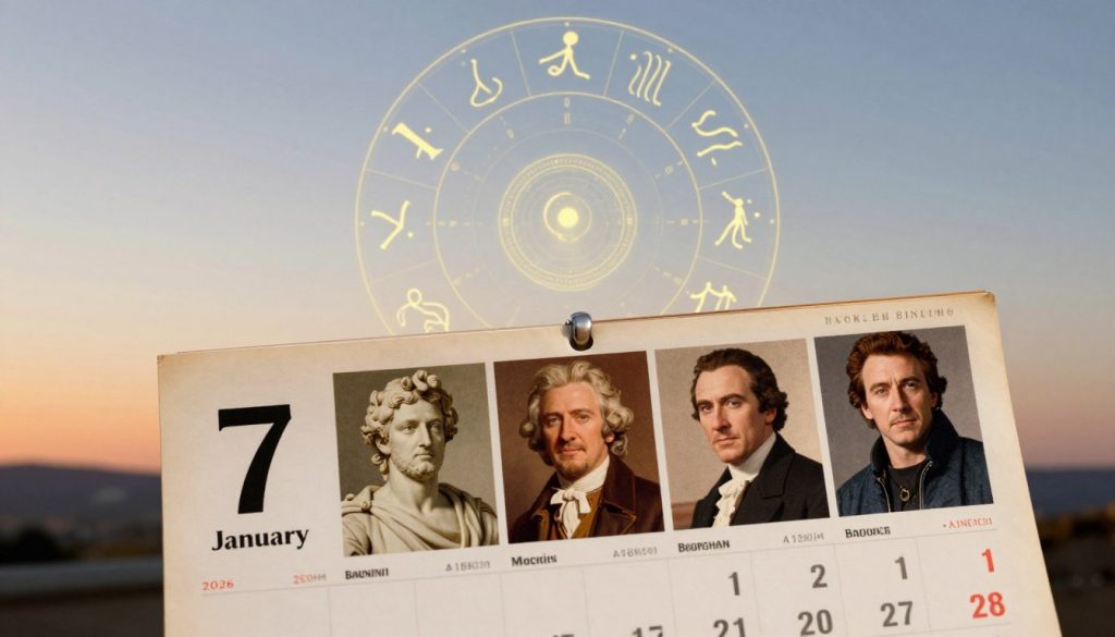 what day is today in history, who was born, whose day, horoscopes 07.01.2026