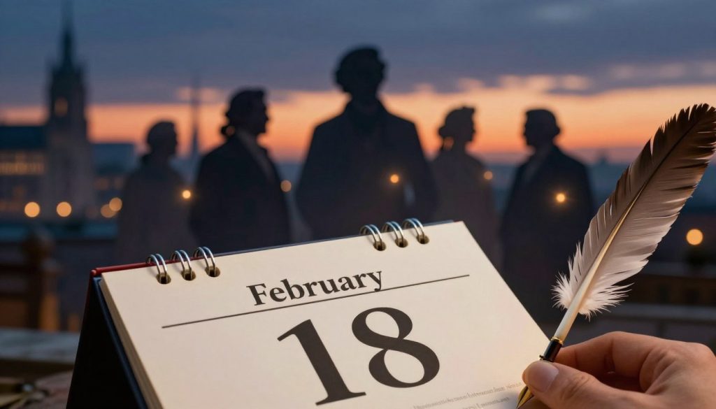 what day is today in history, who was born, whose day, horoscopes 18.02.2026
